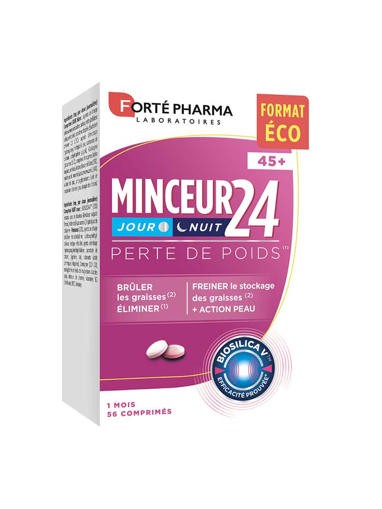 Forté Pharma Minceur 24 45+ Perte de Poids Format Eco 56 Comprimés